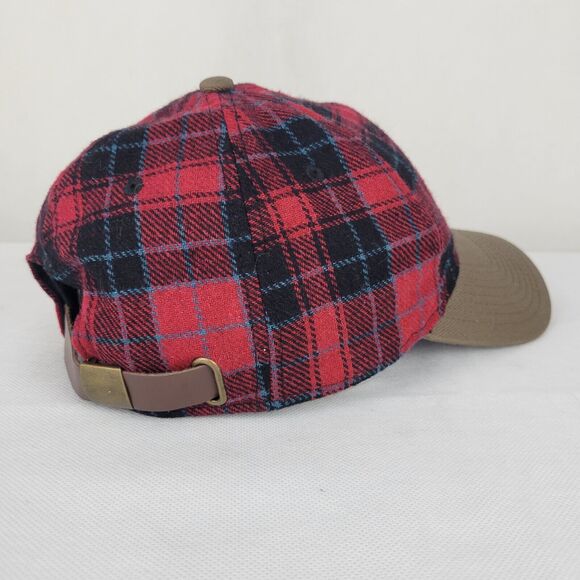 Hillsboro Hops Tartan Plaid MiLB New Era 9fifty Leather Strap Adjustable Hat - Picture 6 of 14